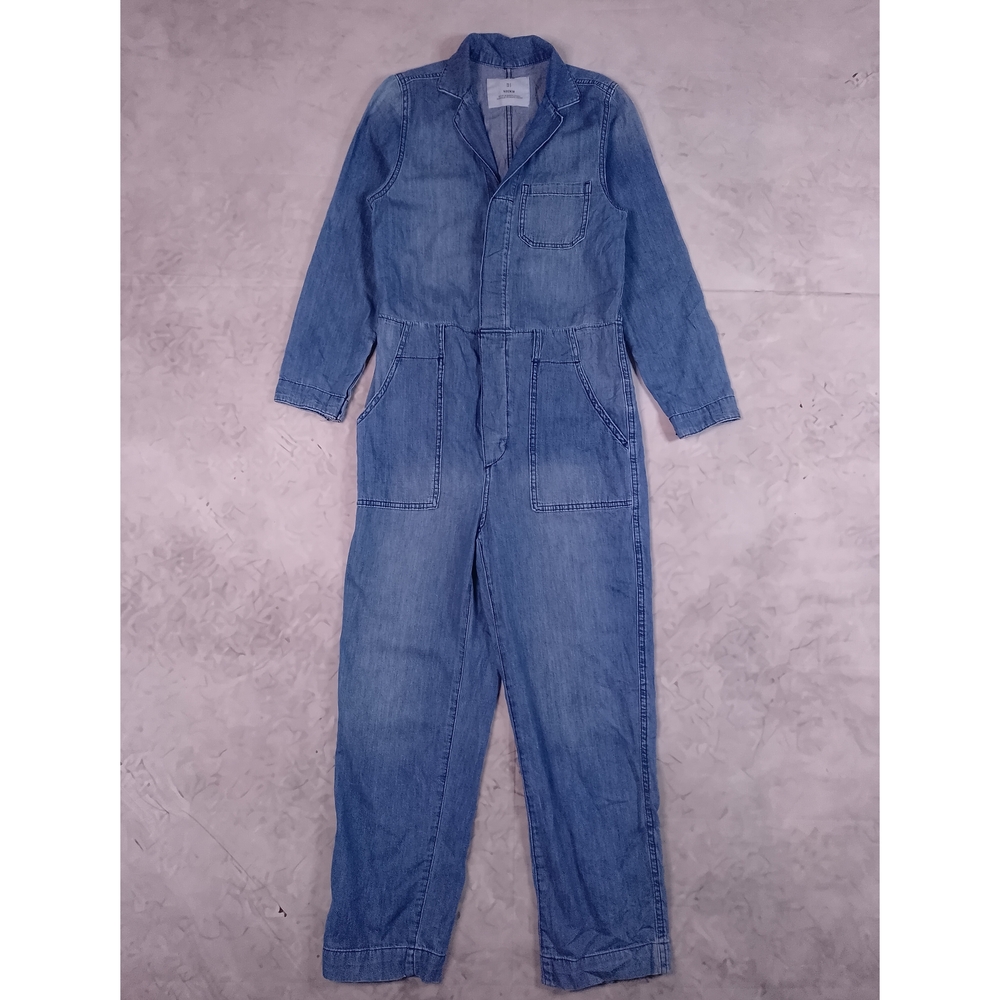 &Demin Blue Denim Jumpsuit Workwear
